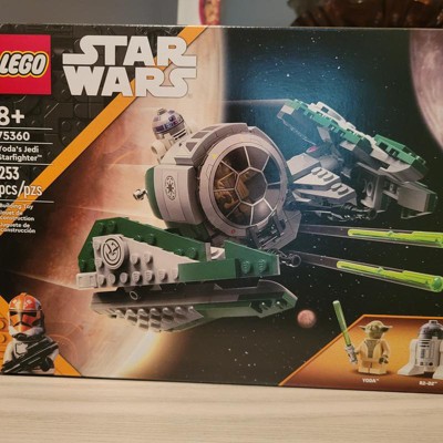 LEGO Star Wars: The Clone Wars Yoda’s Jedi Starfighter 75360 Star Wars  Collectible for Kids Featuring Master Yoda Figure with Lightsaber Toy,  Birthday