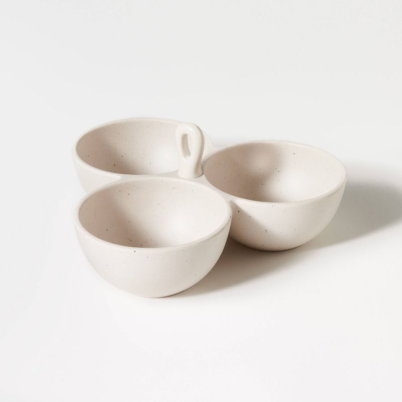 3 Sectioned Melamine Serving Bowl - Threshold&#8482; designed with Studio McGee, 1 of 6