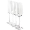 Gibson 4 Piece 7.3 Ounce Flute Glass Set in Clear - 4 of 4