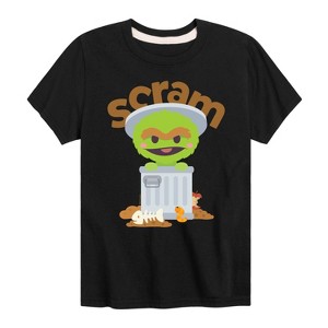 Boys' - Sesame Street - Kawaii Oscar Short Sleeve Graphic T-Shirt - 1 of 4