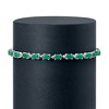 Ross-Simons 5.00 ct. t.w. Emerald Bracelet With Diamond Accents in Sterling Silver - 3 of 4