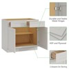 Kitchen Base Cabinet, Unassembled Cabinet with Adjustable Shelf without Top - 4 of 4