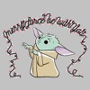 Women's Star Wars The Mandalorian Christmas The Child Light Up Letters T-Shirt - 2 of 4