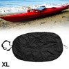Unique Bargains XL Kayak Cockpit Cover for Boat Canoe Storage Waterproof Black 60.83"x 28.74" - 2 of 4