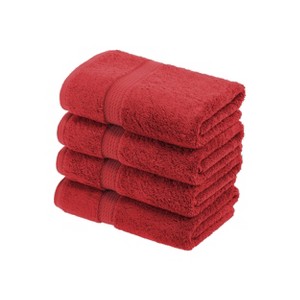 Luxury Cotton Heavyweight Ultra-Plush Hand Towel Set of 4 by Blue Nile Mills - 1 of 4