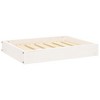 VidaXL Dog Bed White 24.2 in.x19.3 in.x3.5 in. Solid Wood Pine - 2 of 4