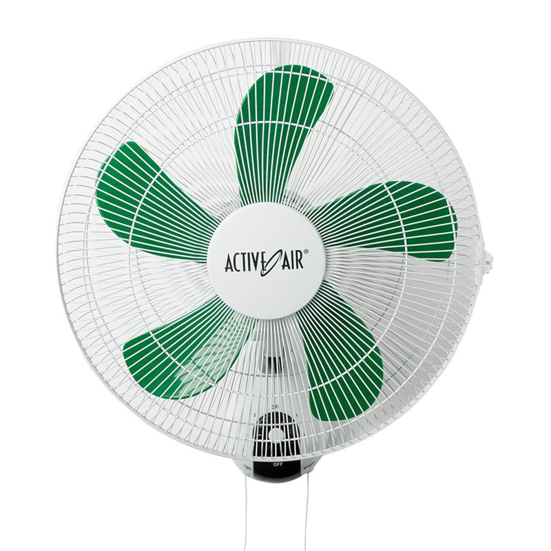 Active Air 16-Inch 3-Speed Mountable Oscillating Hydroponic Grow Fan and 8-Inch Clip-On 7.5W Brushless Motor Hydroponic Garden Grow Fan, 4 of 7