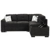 NicBex Modern 83.8" Pull Out Sofa Bed Chenille Convertible Sleeper Sofa with USB Ports and Storage Compartment for Living Room - 4 of 4
