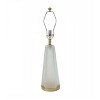 15.5"x29" Nikolas Frosted Glass Table Lamp White/Gold - A&B Home: Transitional Style, Polyester Shade, UL Listed - 4 of 4