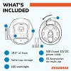 Sylvania Plus Portable Tire Inflator - Functions as a Portable Air Compressor - For Cars Tires, Bikes & More - Digital Dial - 3 Piece Adapter Set - 4 of 4