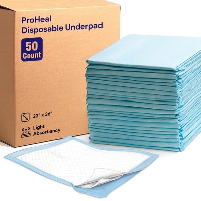 ProHeal (2 Pack) Reusable Underpads - Soft, Moisture Wicking