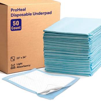 Improvia 34 X 36 Washable Underpads, Heavy Absorbency Reusable Bedwetting Incontinence  Pads - Blue, Pack Of 2 : Target