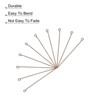 Unique Bargains DIY Craft Necklaces Bracelets Earrings Jewelry Making Iron 21 Gauge Eye Pins 500 Pcs - 4 of 4