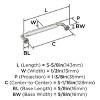 Amerock Coble Pull for Cabinets, Drawers, and Furniture - 3 of 4