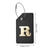 Unique Bargains Luggage Tag Black 1 Pc - 2 of 4