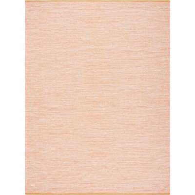 Montauk 6' x 9' Orange Handwoven Cotton Area Rug