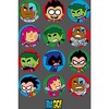 Teen Titans Go Character Circles Boy's Charcoal Heather T-shirt - 2 of 3
