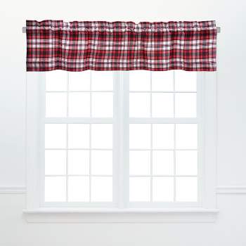 C&F Home Fireside Plaid Red Valance Collection