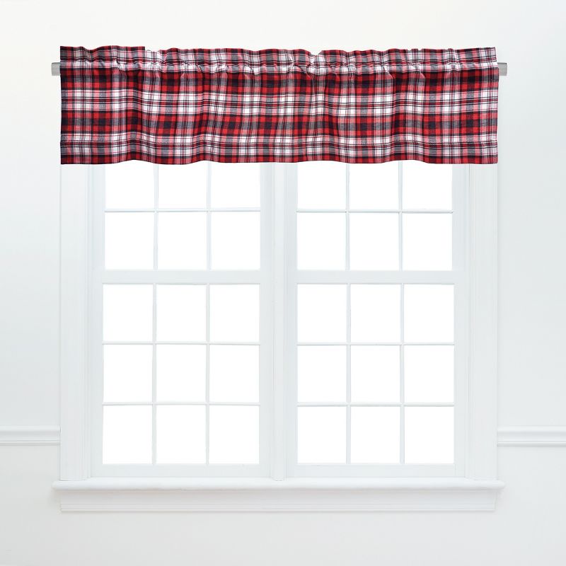 C&F Home Fireside Plaid Red Valance Collection, 1 of 5
