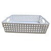 YBM Home Plastic Paper Organizer Basket Tray for Office Desk, Perforated Storage Basket Great for Desktop, Classroom, and Studio, ba742 - 4 of 4