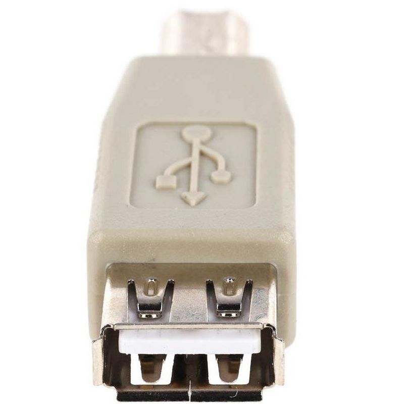 Monoprice USB 2.0 A Female/B Male Adapter, 3 of 6