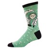 Crazy Dog T-Shirts Men's Idiot Tolerance Socks Funny New Strain Released Nerdy Science Stupid People Footwear - image 3 of 4