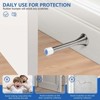 Attop 12-Pack Heavy Duty Spring Door Stops - Flexible Satin Nickel Door Stopper with Safe Rubber Tips, Protect Walls & Doors - 4 of 4