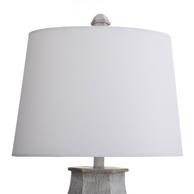 Basilica Sky 30" Table Lamp with White Hardback Shade
