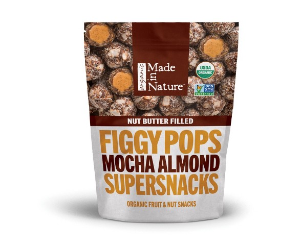 Made in Nature Figgy Pops Mocha Almond Supersnacks - 3.8oz
