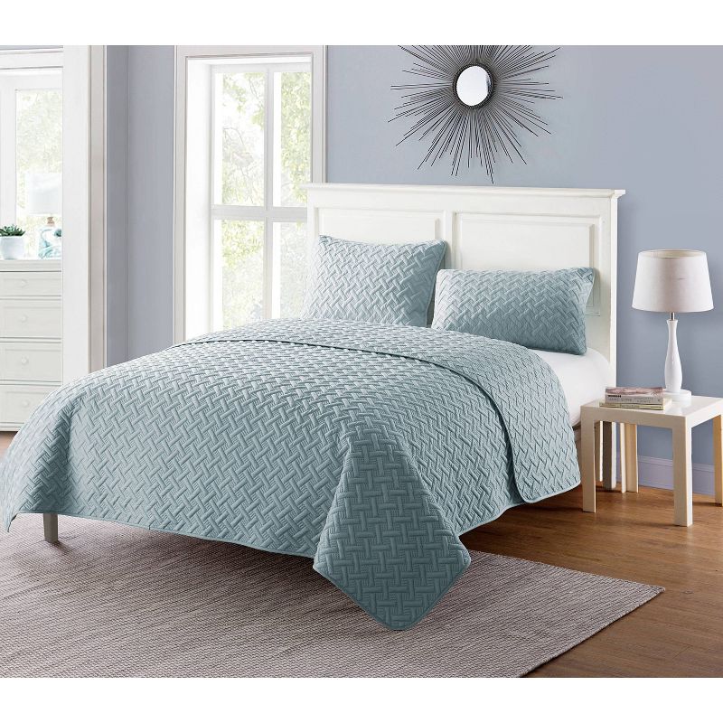 Nina Embossed Quilt Set - VCNY Home, 4 of 12