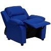 Flash Furniture Deluxe Padded Contemporary Kids Recliner with Storage Arms - 3 of 4