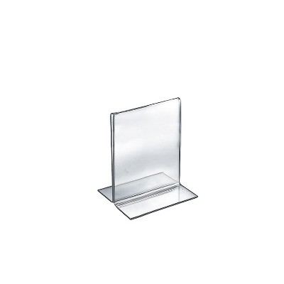 Azar Sign Holders 5" x 7" Clear Acrylic 10/Pack (152722)