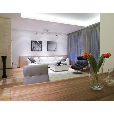 Viper Brushed Steel 5-Light LED Track Light