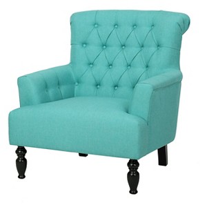 Bernstein Fabric Club Chair - Christopher Knight Home, Blue