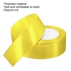 Unique Bargains Single Side Solid DIY Wrapping Decoration Roll Satin Ribbons 2 Pcs - 3 of 4