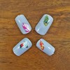 Wrapables Fingernail Tattoo Nail Art Water Nail Tattoos Water Transfer Slide Tattoos Nail Decals, Feathers (11 Designs/248 Nail Tattoos) - 2 of 3
