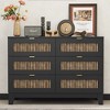 NicBex 6 Drawers Dresser for Bedroom,Farmhouse Dresser with Metal Handles,Dressers for Kids Room,Living Room,Entry and Hallway - 2 of 4