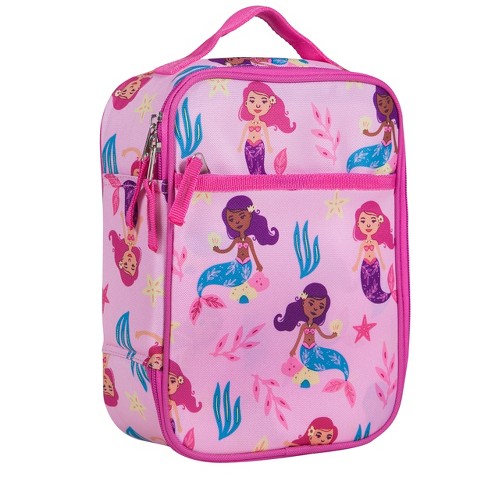 Wildkin Rainbow Unicorns Day2Day Lunch Box Pink