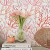 Tempaper & Co.® Coral Reef Removable Peel and Stick Wallpaper, Rose Quartz, 28 sq. ft.: Vinyl, Self-Adhesive, Botanical Pattern, Jungalow - image 4 of 4