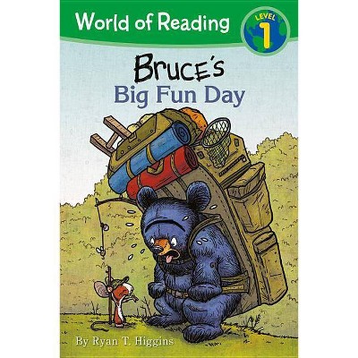 Bruce's Big Fun Day - (World of Reading) by  Ryan Higgins (Hardcover)