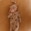 Organic Baby Knotted Sleep Gown - Fox - 3 of 3