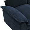 FONTOI Sofas, L-shaped Sofa with Double Seat Cushions, Reversible Sofa Couch with Side Storage Pockets for Living Room Office, Blue, 118"*33"*55" - 4 of 4