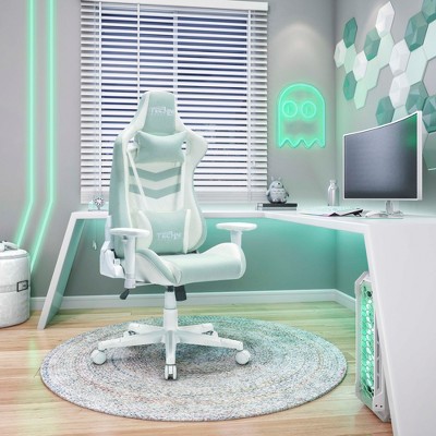 Vynxaria TS86 Ergonomic Pastel Gaming Chair - Stylish Comfort with Adjustable Features