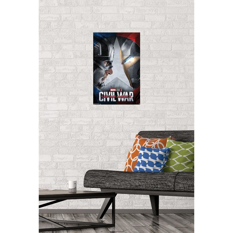 Trends International Marvel - Captain America: Civil War - Faceoff One Sheet Unframed Wall Poster Prints, 2 of 7