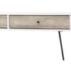 NicBex Rustic Writing Desk Minimalist Home Office Desks with Metal Accents for Office, Study - 2 of 4
