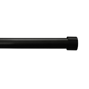 Decorative Drapery Curtain Rod with End Cap Finials - Lumi Home Furnishings - 1 of 4