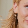 Made By Mary | Puffy Heart Hoop Charm Earrings - 2 of 4