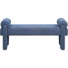 Meridian Furniture,Stefano Polyester Fabric Bench - 3 of 4