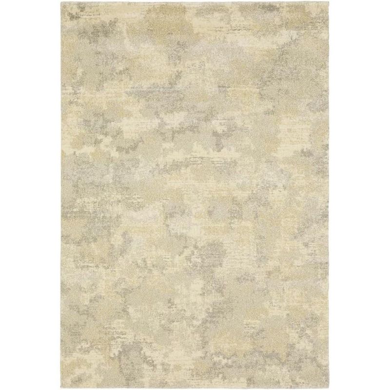 Oriental Weavers Pasargad Home Astor Collection Fabric Beige/Grey Abstract Pattern- Living Room, Bedroom, Home Office Area Rug, 5' 3" X 7' 6", 1 of 2