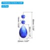 Unique Bargains Hanging Ornament DIY Craft Prisms Teardrop Suncatchers 3.35" x 0.87" 10 Pcs - 2 of 4